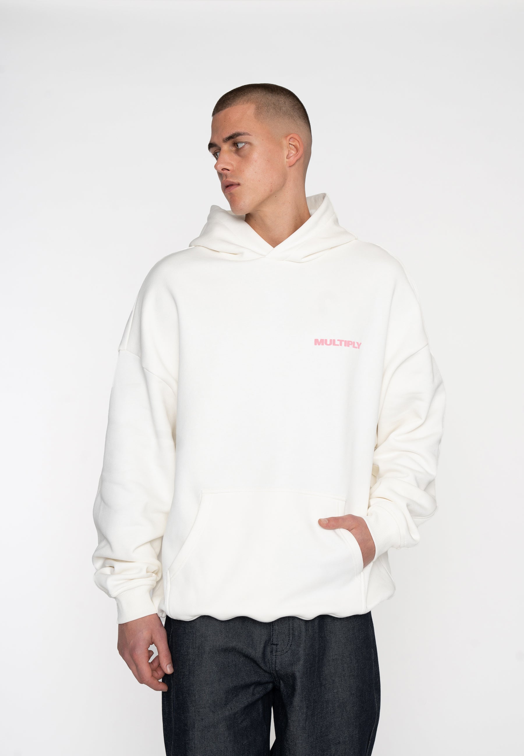 Oversize Hoodie MULTIPLY Snow White