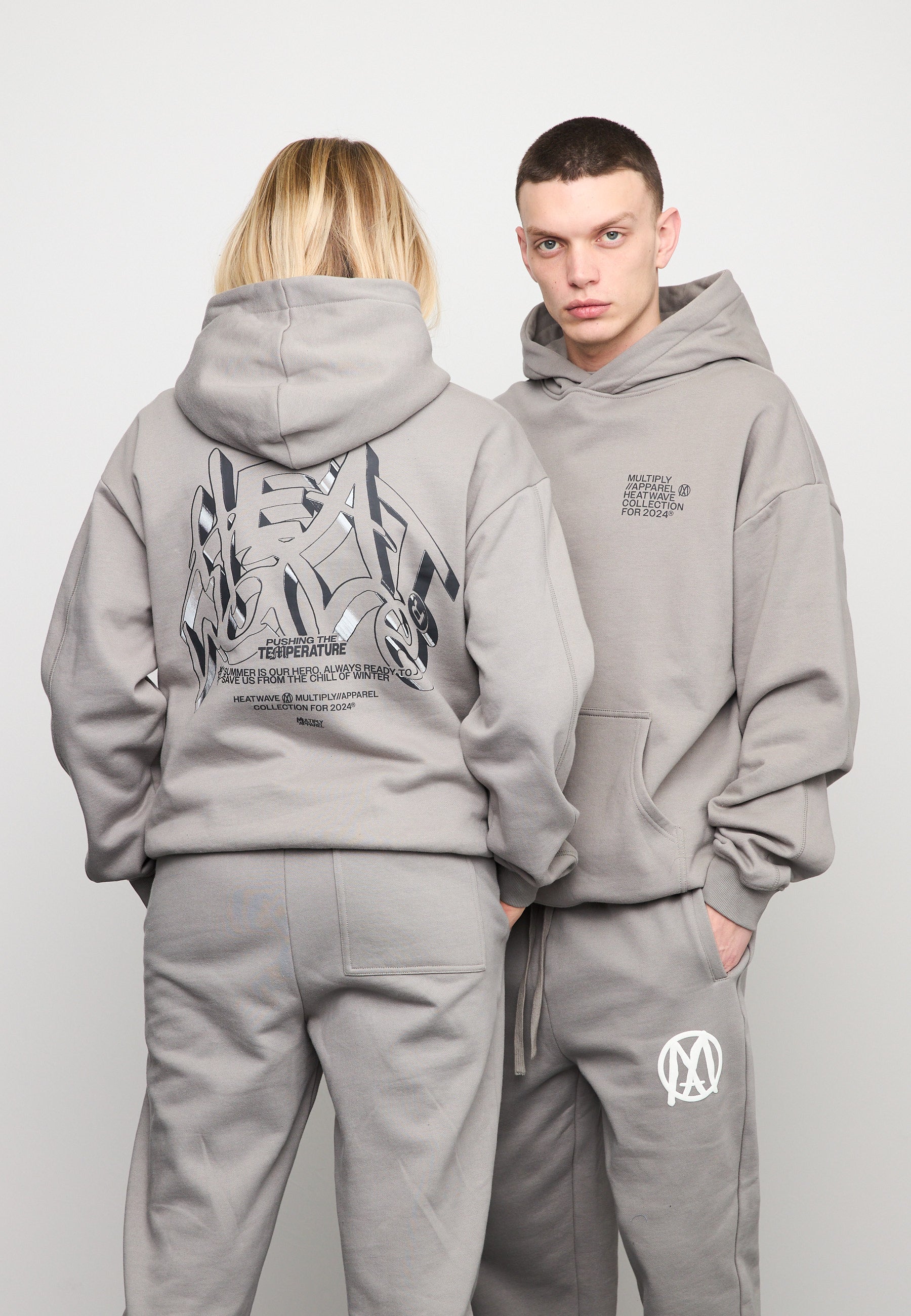 Oversize hoodie TEMPERATURE Moon Mist – MULTIPLY APPAREL