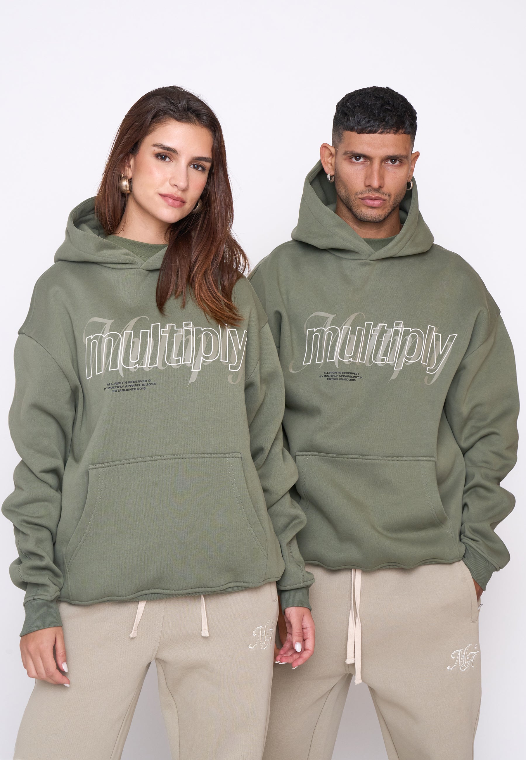 Oversize Hoodie DRIBBLE Four Leaf Clover