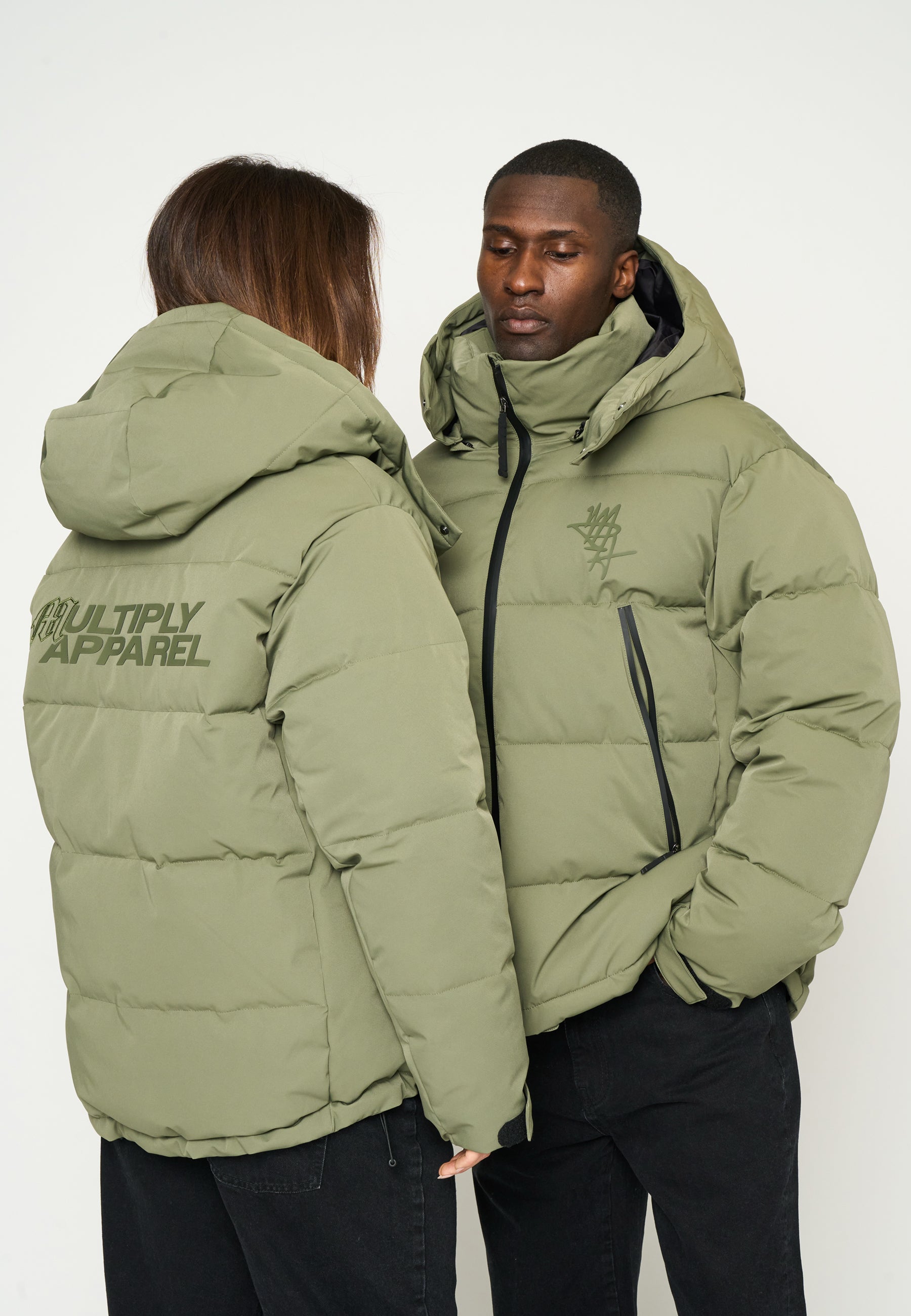 Puffer Jacket Stormy Four Leaf Clover