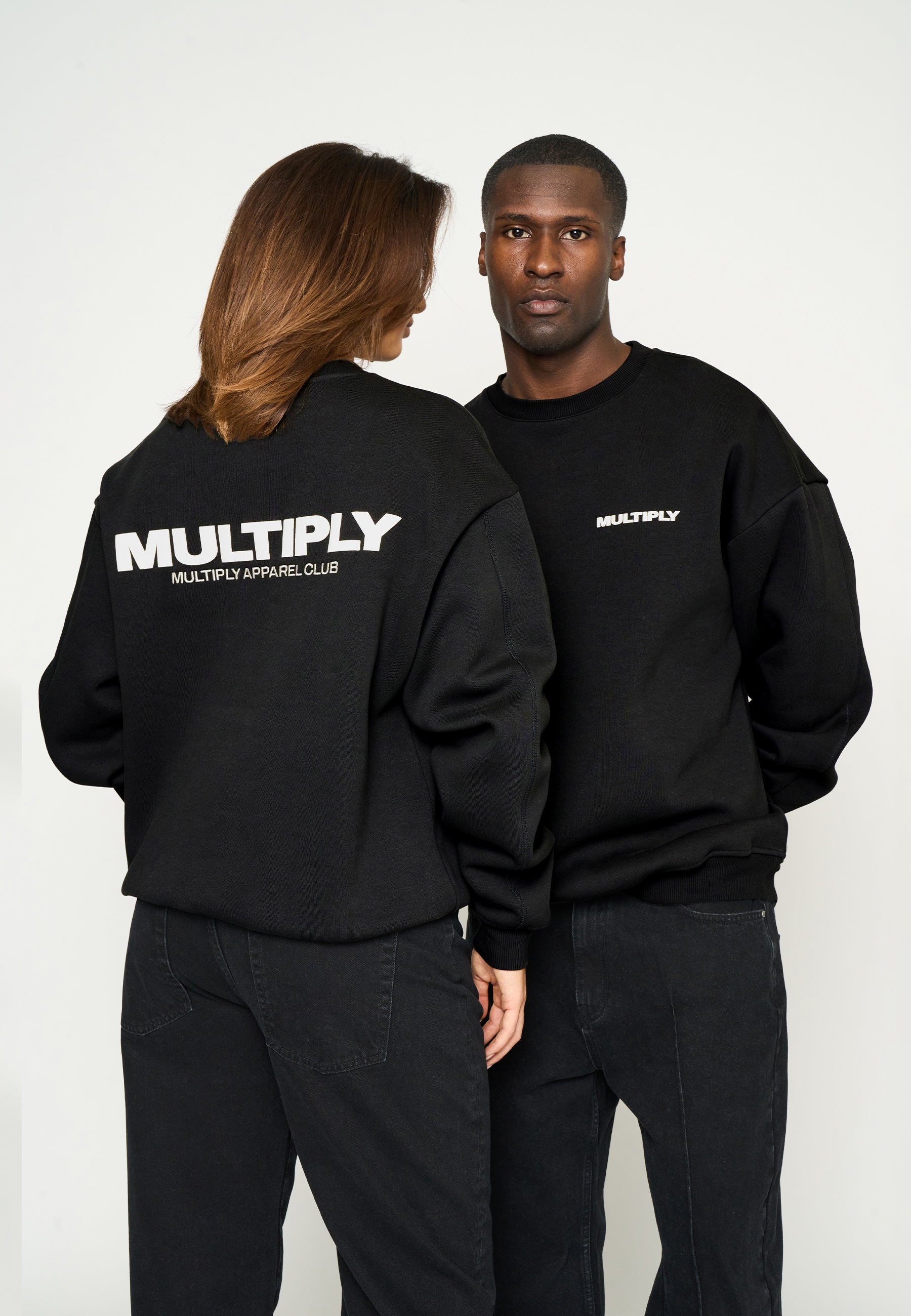 Oversize Sweatshirt MULTIPLY Black