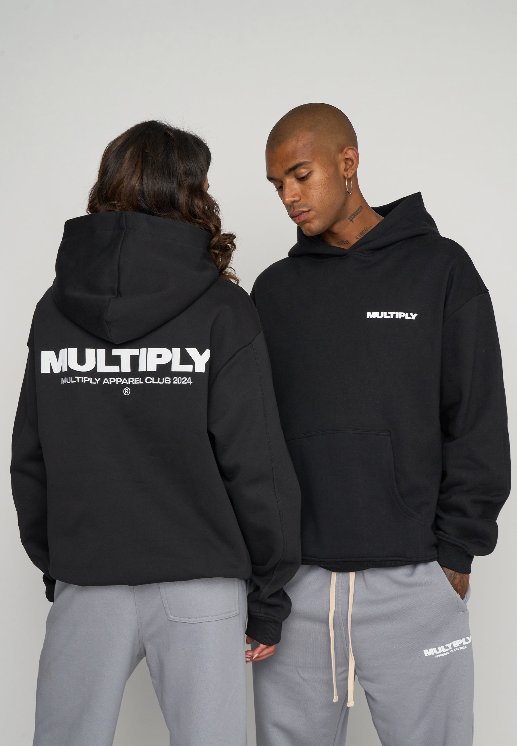 Multiply Spparel Oversize Hoodie MULTIPLY Black