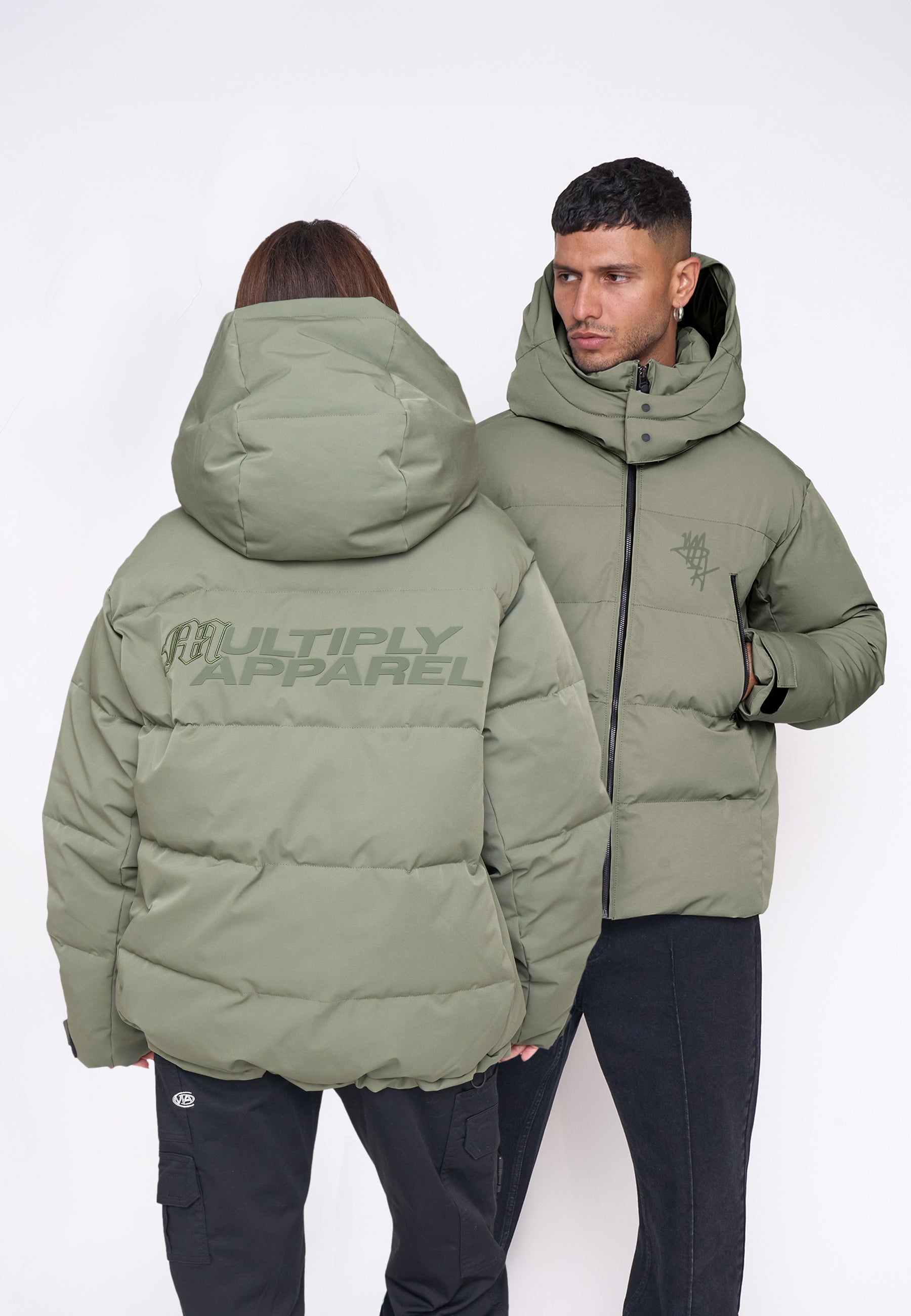 Puffer Jacket Stormy Four Leaf Clover