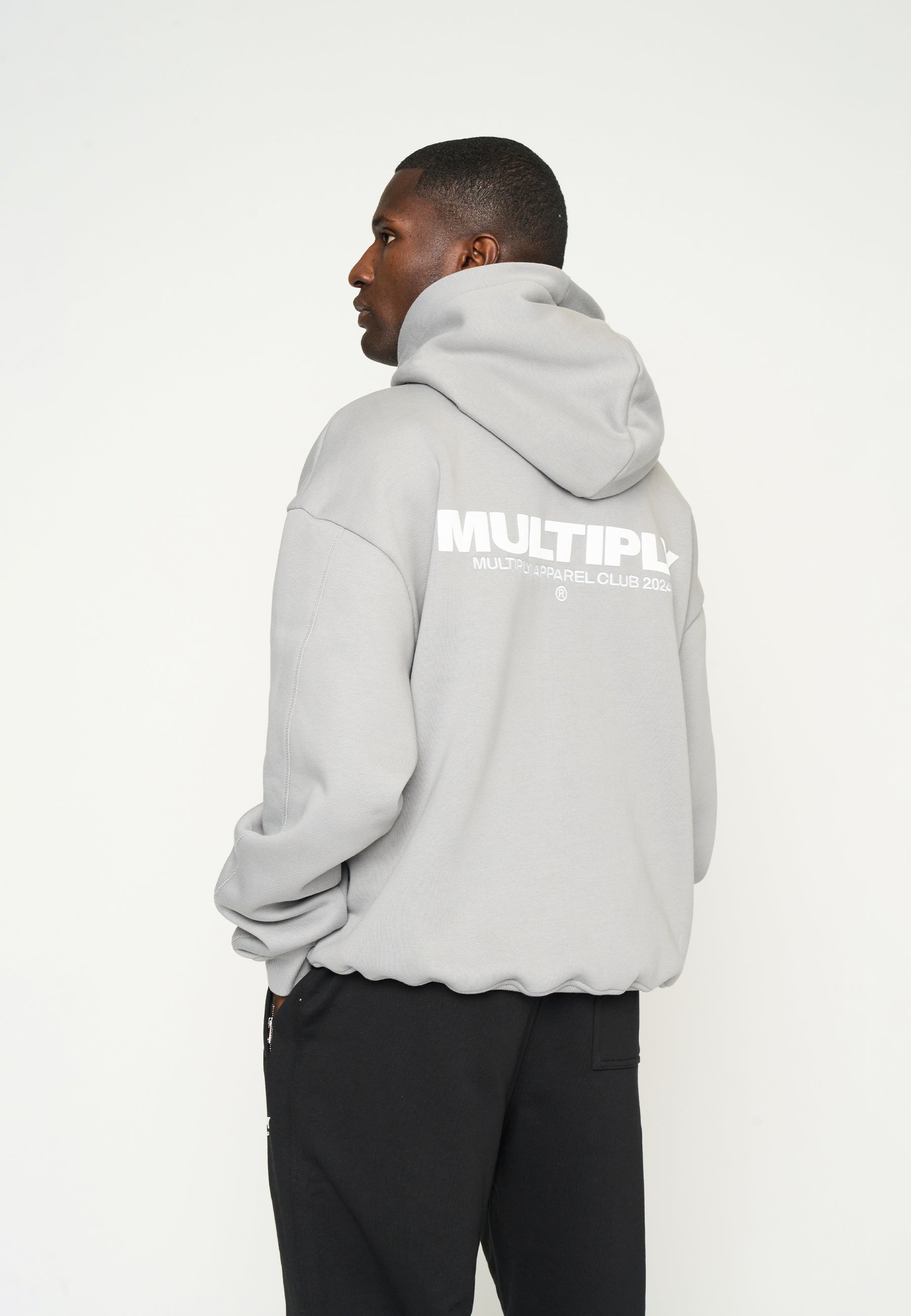 Oversize hoodie MULTIPLY Ultimate Grey