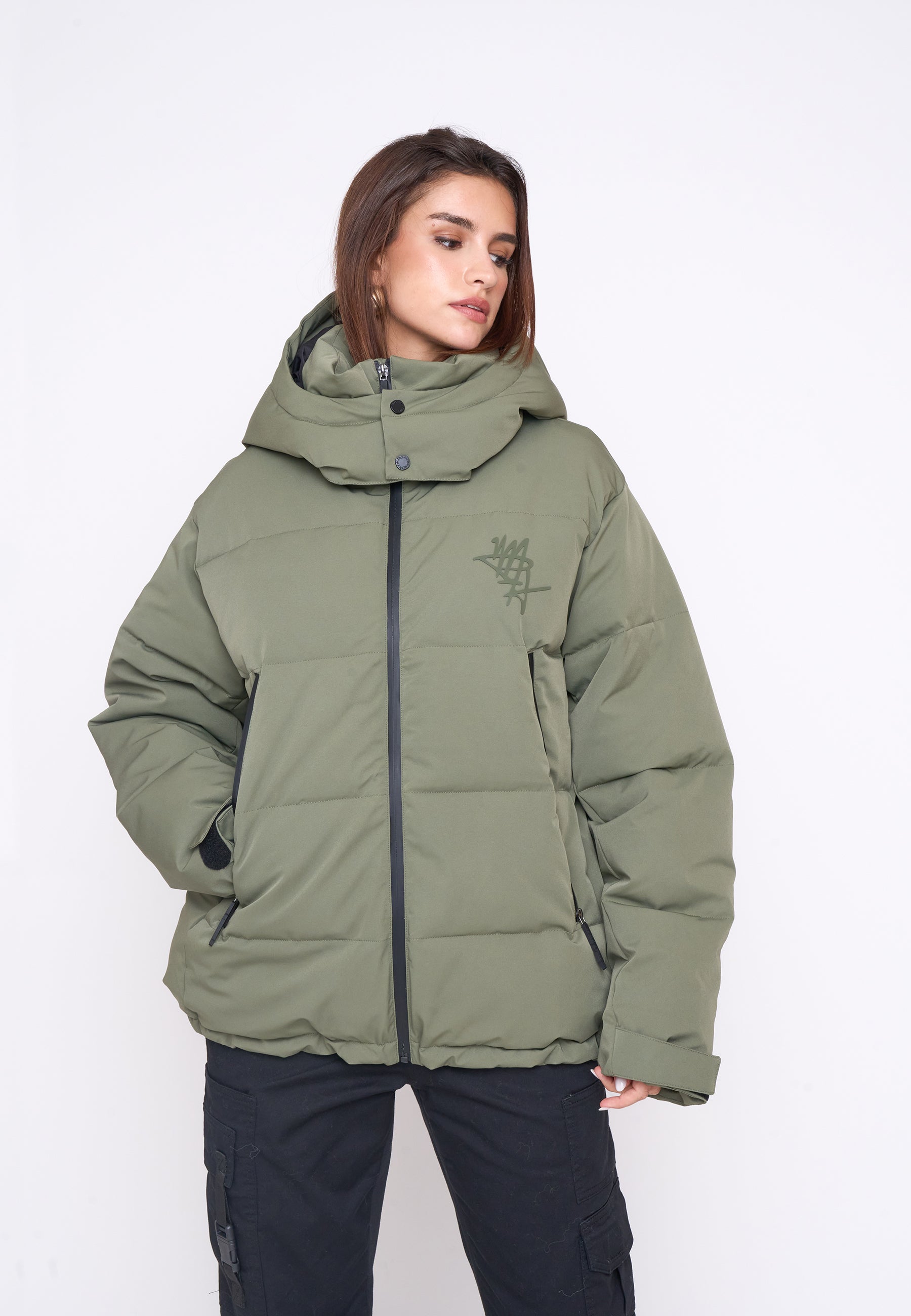 Puffer Jacket Stormy Four Leaf Clover