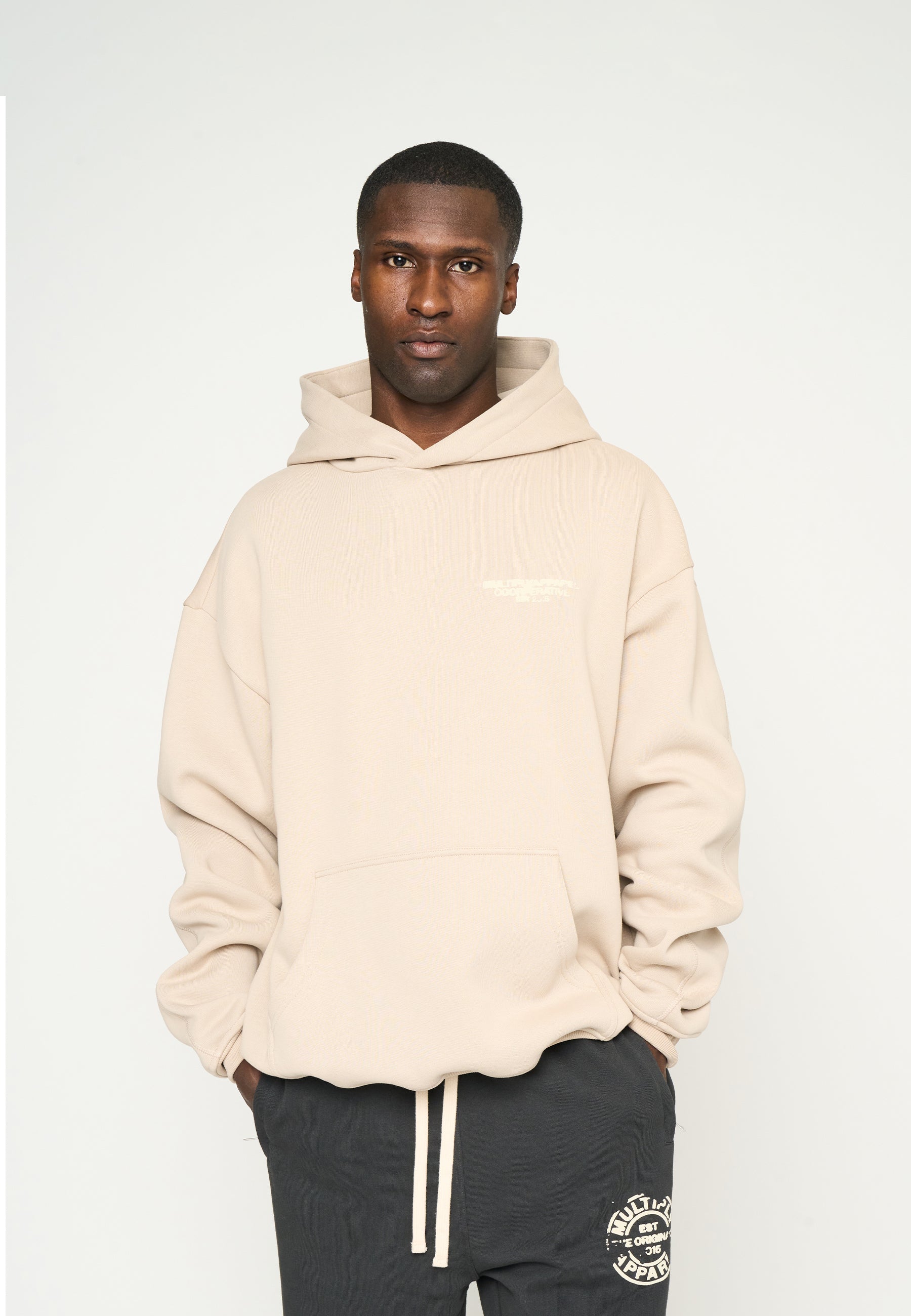 Oversize Hoodie COORPERATIVE Simply Taupe