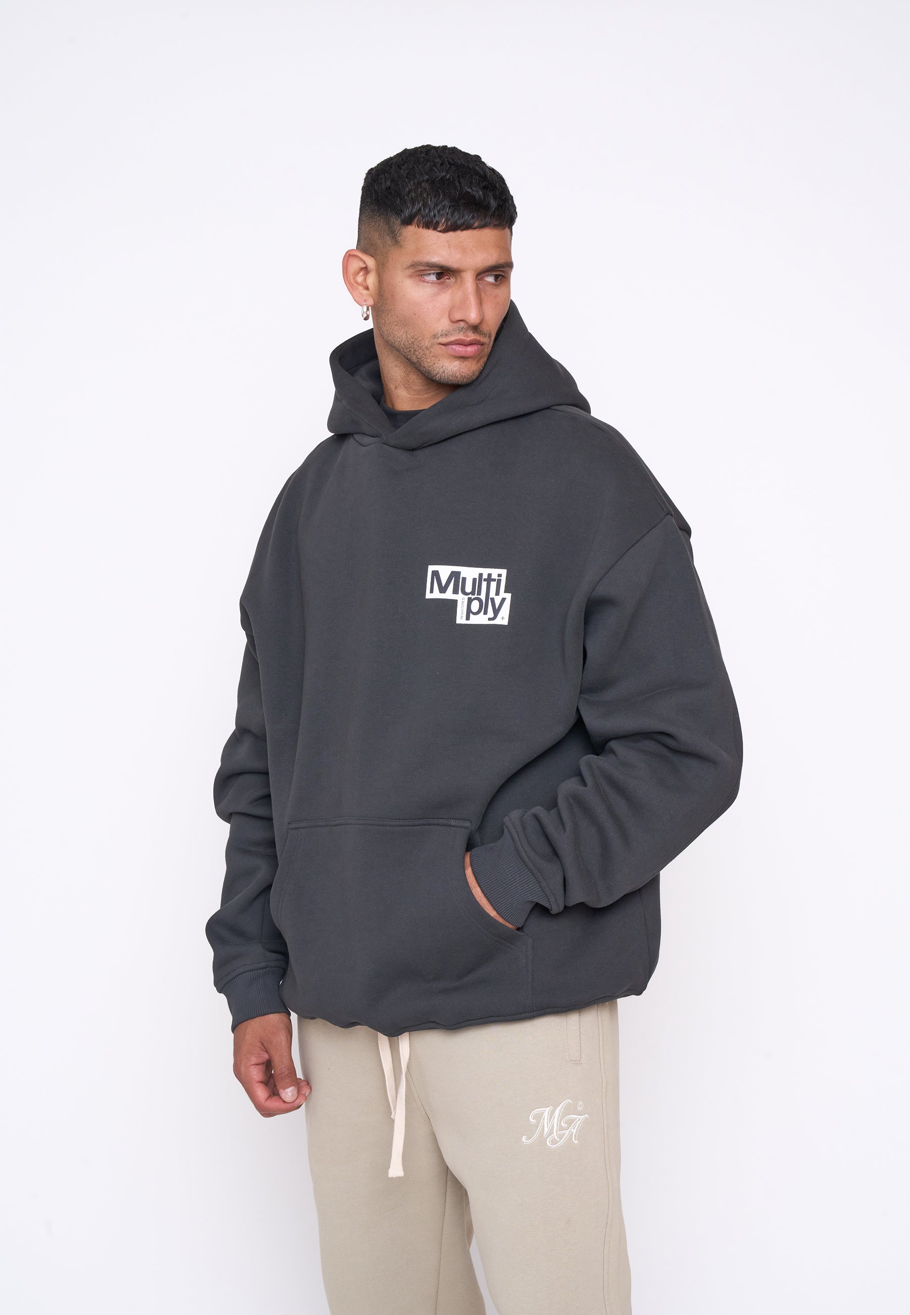 Oversize Hoodie BILLBOARD Black Soda