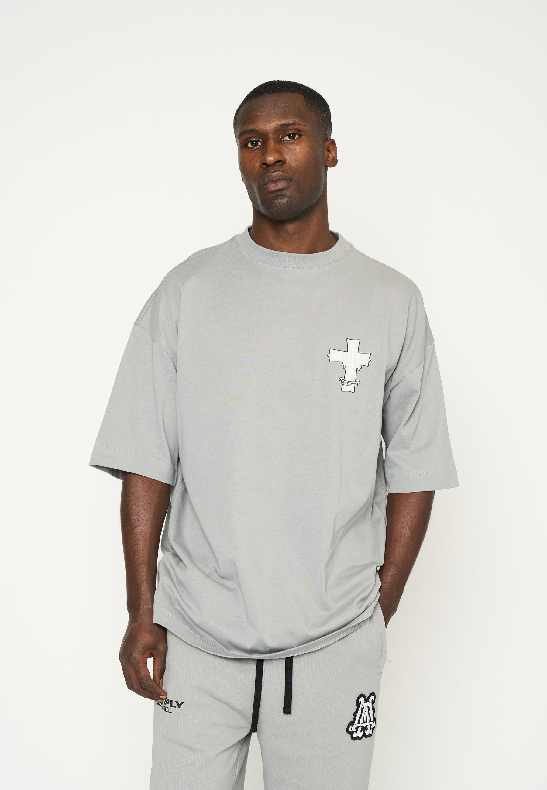 Oversize T-Shirt ESTABLISHED Ultimate Grey