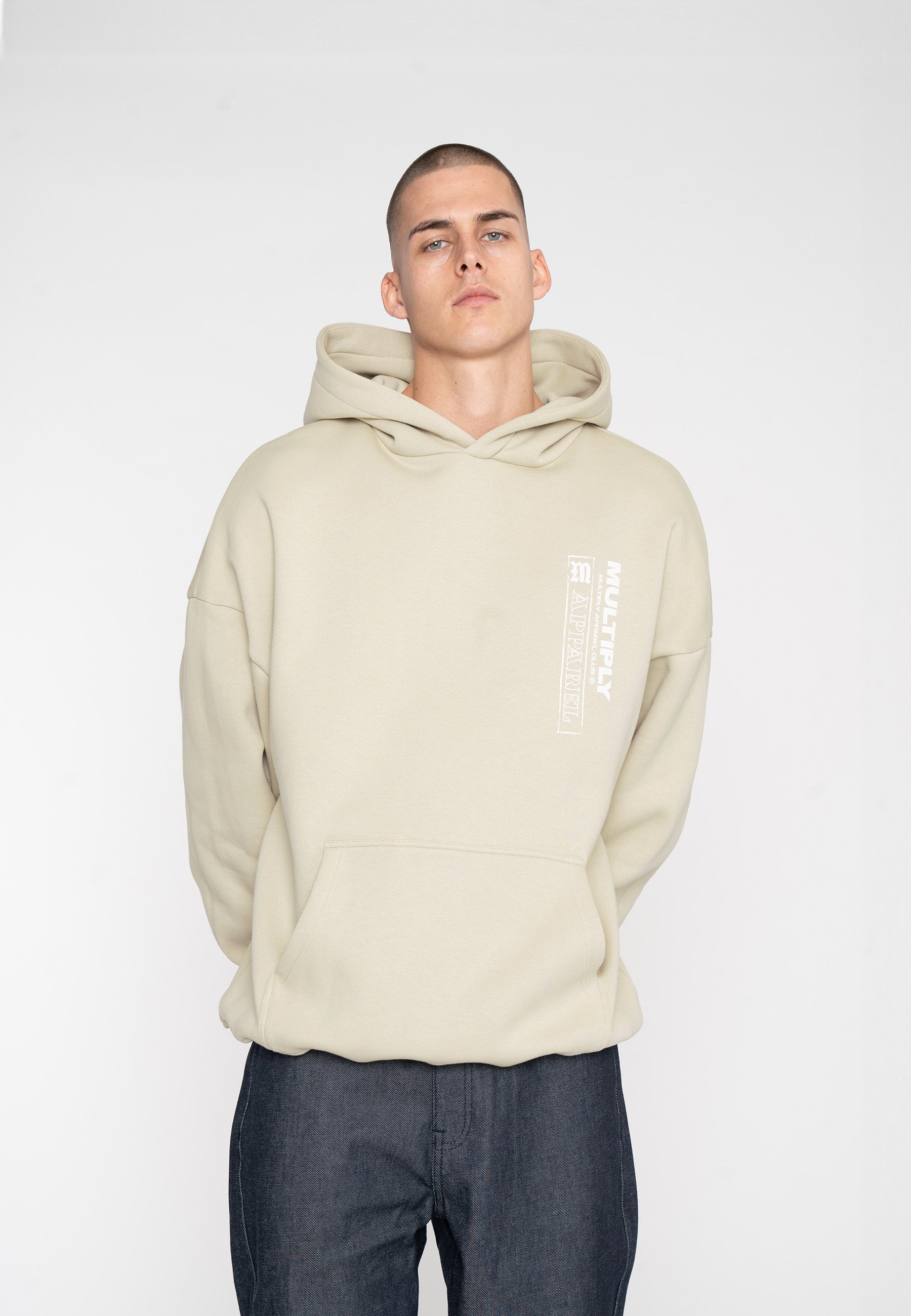 Oversize Hoodie WANTED Spray Green