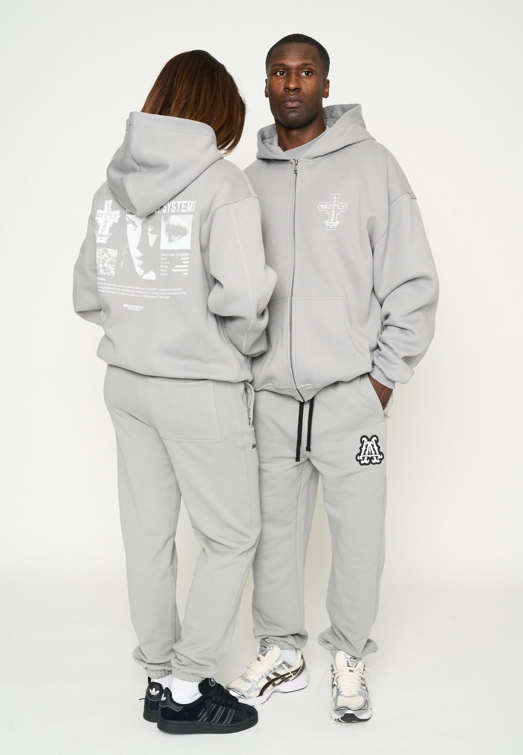 Oversize Zip Hoodie SYSTEMS Ultimate Grey