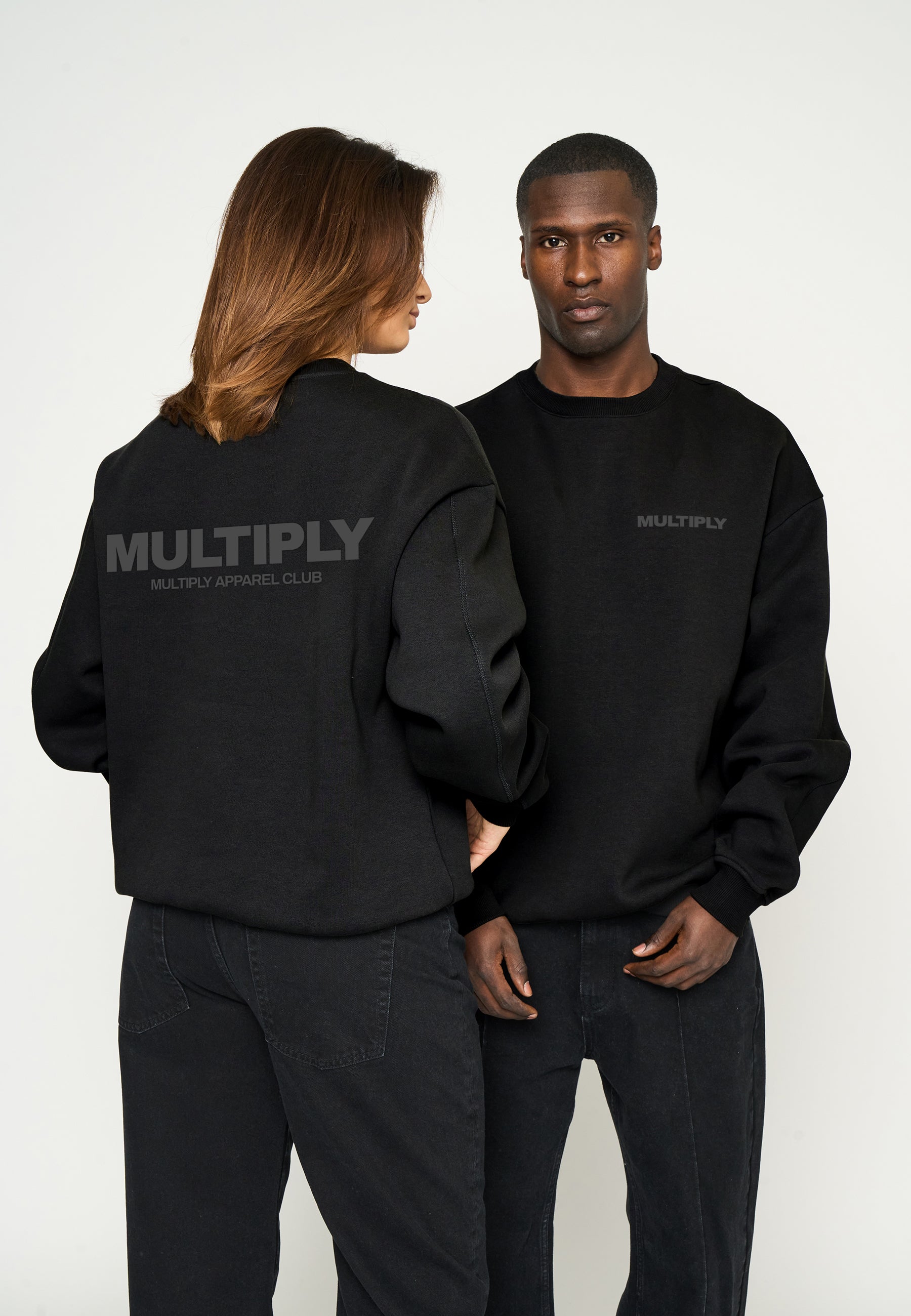 Oversize Sweatshirt MULTIPLY 2 Black